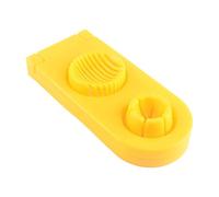 Découpeur Œufs Durs | Trancheuse Œufs Acier Inoxydable | Accessoire Cuisine 2 en 1 pour Fruit Tomate Banane Fraise Cerise Salade Petit-Déjeuner Aliments Tendres | Maison Famille