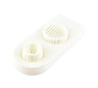 Découpeur Œufs Durs | Trancheuse Œufs Acier Inoxydable | Accessoire Cuisine 2 en 1 pour Fruit Tomate Banane Fraise Cerise Salade Petit-Déjeuner Aliments Tendres | Maison Famille