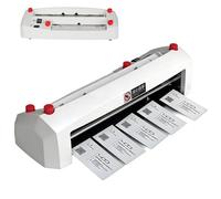 Découpeuse automatique de cartes A4 avec système à 9 lames, coupe de précision 120-300 g/m², rapide 100 cartes en 2-3 minutes pour imprimeries et bureaux