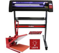 Plotter de Découpe de vinyle Guide de découpe à LED, Presse à Chaud 38cm & Multicolore