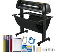 Découpeuse de vinyle VEVOR, paquet de 34 pouces, découpeuse de vinyle, imprimante manuelle de vinyle, écran LCD, découpeuse de traceurs, découpe de panneaux avec logiciel Signmaster pour la conception