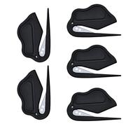 Découpeuse d'enveloppes - Ouvre-lettre portable 7,4 x 5 cm, coupe-enveloppe PP + lame en acier inoxydable, outil de coupe de papier tranchant, papier | Outil de bureau polyvalent pour le bureau