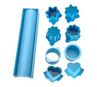 Découpeuse Et Poussoir Pour Cake,Kit De Moules À Cake Imprimés 3D Avec Formes Et Presse - Outils De Cuisson Pour Préparer Desserts Anniversaires Mariages Fêtes - Accessoire De Cuisine