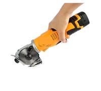 Découpeuse rotative, Ciseaux électriques rechargeables sans fil 16.8V, polyvalents for tailleurs de tissus en cuir, couteau rond électrique, ciseaux à main