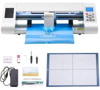 Découpeuse vinyle VEVOR (taille de coupe 33 cm) avec détection automatique des bords & logiciel de design & matériaux, compatible avec SVG/EPS/PLT, pour les travaux de bricolage individuels Cartes Aut