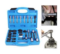 Découpleur de poulie d'alternateur 29pièces - MOTOCOCHE Kit d’Outil de Retrait de Poulie Alternateur, Outil de Dépose Poulie Roue Libre pour le Démontage des Poulies d'Alternateur à Roue Libre