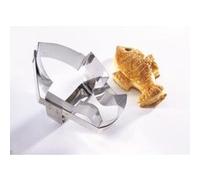 Découpoir bouchée ""poisson""professionnel avec poignée en inox 165 x 95 mm G