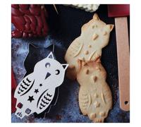 Découpoir + embosseur bois Emporte pièce biscuit Chouette ScrapCooking