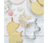 Découpoir + embosseur bois Emporte pièce biscuit Licorne ScrapCooking