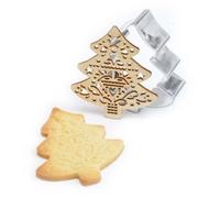 Découpoir en inox + Embosseur en bois - Sapin