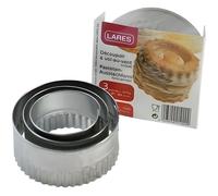 LARES - 1029 - LOT DE 3 DECOUPOIRS VOL AU VENT DIAM 6 / 7 / 8,5 CM