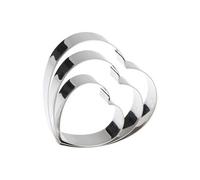 Decoupoir x5 coeur inox 18 0 malis patisse 02013