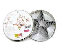 Découpoirs Emporte-Pièces Étoiles 6 Pièces Incolore