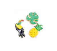 Découpoirs - Gold - Lot de 3 - Inox - Thème tropical - Compatible lave-vaisselle