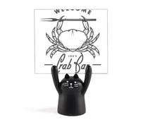 Découvrez Crabe Marine Organisme Support Mémo Cartoon Chat Noir Décoration