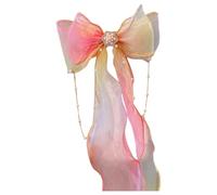 Découvrez de charmants accessoires pour cheveux avec nœud orné de perles, idéal pour les amateurs de mode de 3 à 16 ans, parfait pour le quotidien, les loisirs, l'école, l'extérieur et les heures