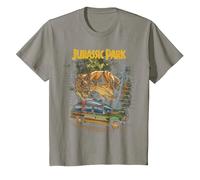 Découvrez Jurassic Park Vintage T-Rex T-Shirt, Enfant, Ardoise, 3 Ans