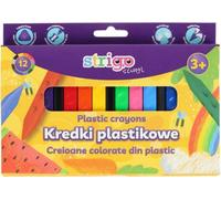 Découvrez la créativité avec nos 12 crayons de couleur triangulaires en plastique ! Parfaits pour dessiner et peindre - idéaux pour les petits artistes !