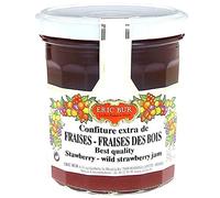 Découvrez la douceur authentique de la confiture de fraises des bois ERIC BUR en pot de 370 g- Lot De 3
