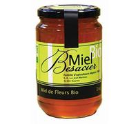 Découvrez la douceur naturelle du Miel de Fleurs Biologique MIEL BESACIER, pot de 1 kg parfait pour vos recettes et bienfaits santé- Lot De 2