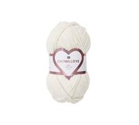 Rico Design Pelote velours Creative Chenillove 100 g 01 Crème écru