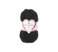 Rico Design Pelote Creative Chenillove velours 100 g - 14 Noir