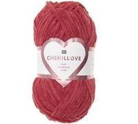 Rico Design Pelote velours Creative Chenillove 100 g – 06 Rouge