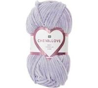 Rico Design – Pelote Chenillove 100 g – Acrylique velours, lavable en machine – Violet