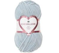 Rico Design Pelote velours Creative Chenillove 100 g Mélange polyester douce Bleu clair
