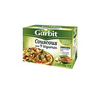 Découvrez le couscous 9 légumes GARBIT 690g, un plat cuisiné savoureux et généreux, prêt à servir- Lot De 4