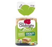 Découvrez le Délicieux Pain de Mie Bio aux Céréales de La Boulangerie - 500g | Idéal pour le Petit Déjeuner | 100% Naturel et Savoureux - Le Lot De 4