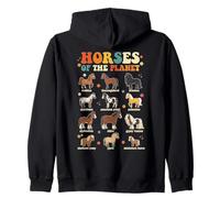Découvrez Le Guide éducatif équin de la planète des Races de Chevaux Sweat à Capuche