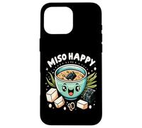 Découvrez Le Monde de la Soupe Miso et des sushis Coque pour iPhone 16 Pro Max