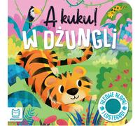 Découvrez le monde magique de la jungle avec "A kuku Dans la jungle" - un livre adorable avec des rabats en feutre et un miroir, parfait pour que les petits jouent et découvrent des aventures
