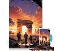 Découvrez Le Puzzle Arc de Triomphe de 1000 pièces Un Jeu créatif et Stimulant,sans pièces détachées,idéal pour Partager Un Moment privilégié en Famille (38x26cm)