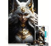 Découvrez Le Puzzle Kitsune de 1000 pièces,Un Jeu Stimulant la réflexion avec Un système d'emboîtement précis et sans pièces détachées,Un défi cérébral interactif pour la Maison (38x52cm)