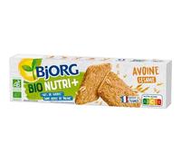 Découvrez les biscuits bio BJJORG. à l'avoine et sésame, une gourmandise saine de 130g- Lot De 4