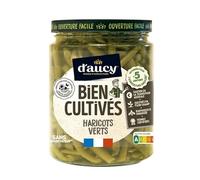 Découvrez les haricots verts bien cultivés D'AUCY en conserve de 530g, saveur et qualité garantis- Lot De 4