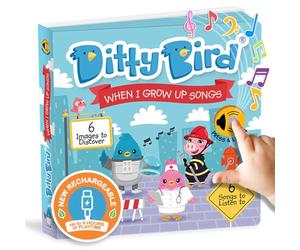 Découvrez Les Livres sonore Ditty Bird - Livre comptines en Anglais | Que Veux-tu Faire Quand tu seras Grand? | de 1 à 3 Ans | Jouet Musical interactif pour l'apprentissage de la Langue Anglaise.