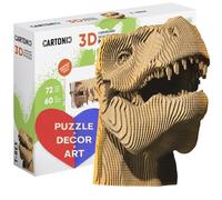 Découvrez Les Merveilles du Puzzle 3D CARTONIC - T-Rex - Puzzle 3D en Carton - Le Carton se transforme en Une Figure en Relief