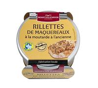 Découvrez les rillettes de maquereaux à la moutarde ancienne 125g LES MOUETTES D'ARVOR, saveurs marines raffinées- Lot De 3