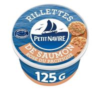 Découvrez les rillettes de saumon Petit Navire 125g, saveur responsable et gourmande- Lot De 4