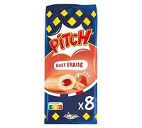 Découvrez les Savoureuses Brioches Fraise de Pitch x8 - 300g - Idéales pour le Petit Déjeuner - Incontournables Viennoiseries Gourmandes - Le Lot De 4
