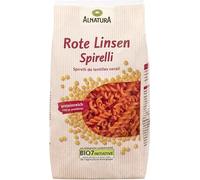 Découvrez les Spirelli de lentilles corail bio ALANATURA, une pâte saine et savoureuse 250g- Lot De 4