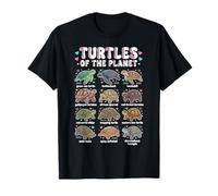 Découvrez Les Tortues du Monde illustrées éducatives T-Shirt