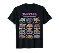 Découvrez Les Tortues du Monde illustrées éducatives T-Shirt