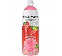 Découvrez l'Exquis Mogu Boisson Fraise et Nata de Coco 1L - Rafraîchissante et Gourmande! Colas, Sodas, Thés Glacés - Bois - Le Lot De 3