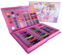 Découvrez l'univers créatif avec le coffret coffret super artiste : kit complet de 86 pièces. Art pour enfants et filles, développant l'imagination et le talent à travers la peinture et le dessin