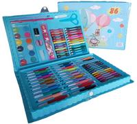 Découvrez l'Univers Créatif avec le Sac à Dos Superartiste : Kit Complet de 86 pièces. Art pour Enfants, Développant l'Imaginaire et le Talent à travers la Peinture et le Dessin (Bleu enfant)