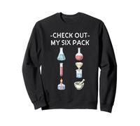 Découvrez Mon Lot de Six équipements de Laboratoire de Chimie et Sciences Humour Sweatshirt